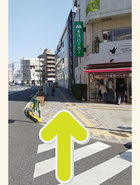 久米川駅から徒歩の場合の道順３